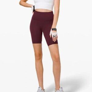 Lululemon Wunder Train High Rise Short 8" Cassis Size 6